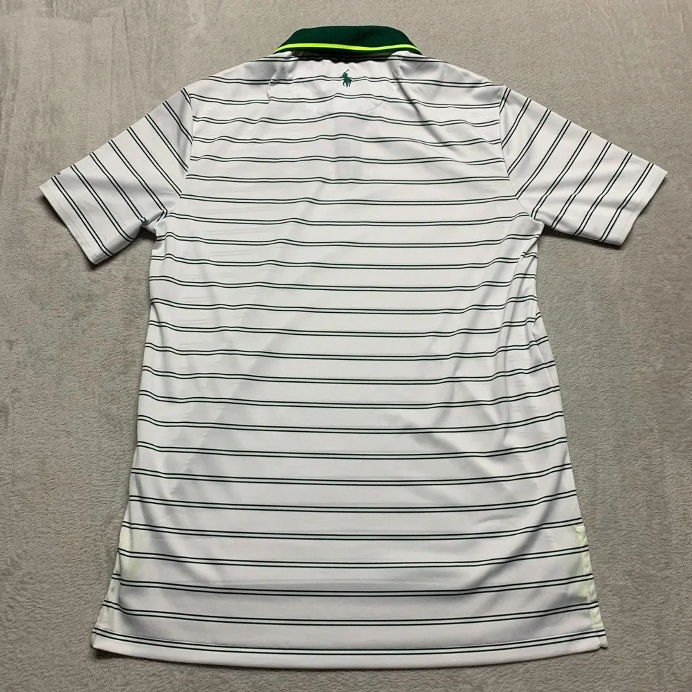 Polo Golf Ralph‎ Lauren Shirt Mens M Performance Striped US Open Oakmont USGA